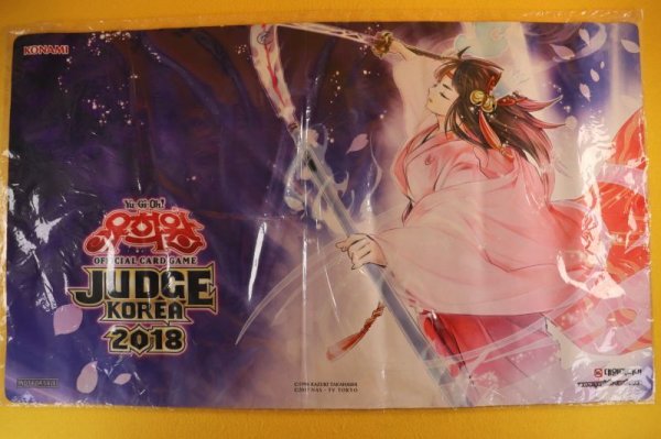 画像1: 【未開封】不知火流  才華の陣 韓国JUDGE2018プレイマット【42枚限定】 (1)